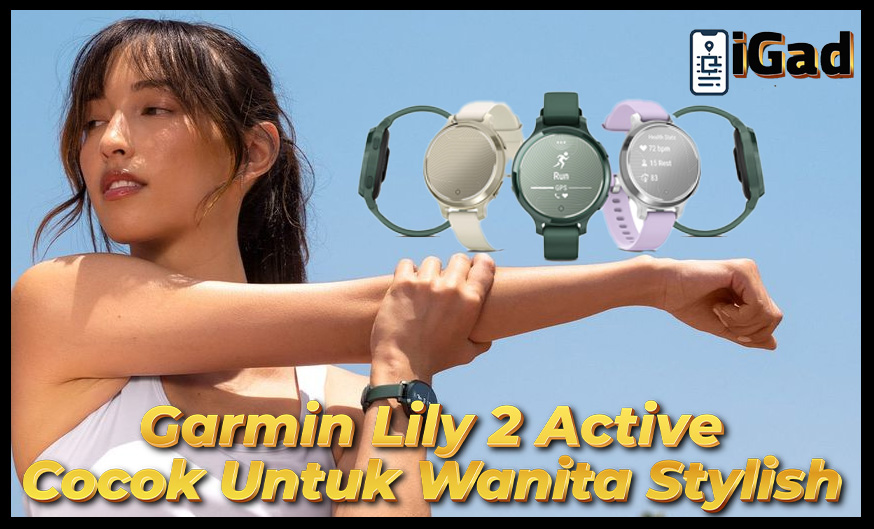 Smartwach Stylish Garmin Lily 2 Active Untuk Wanita Kekinian