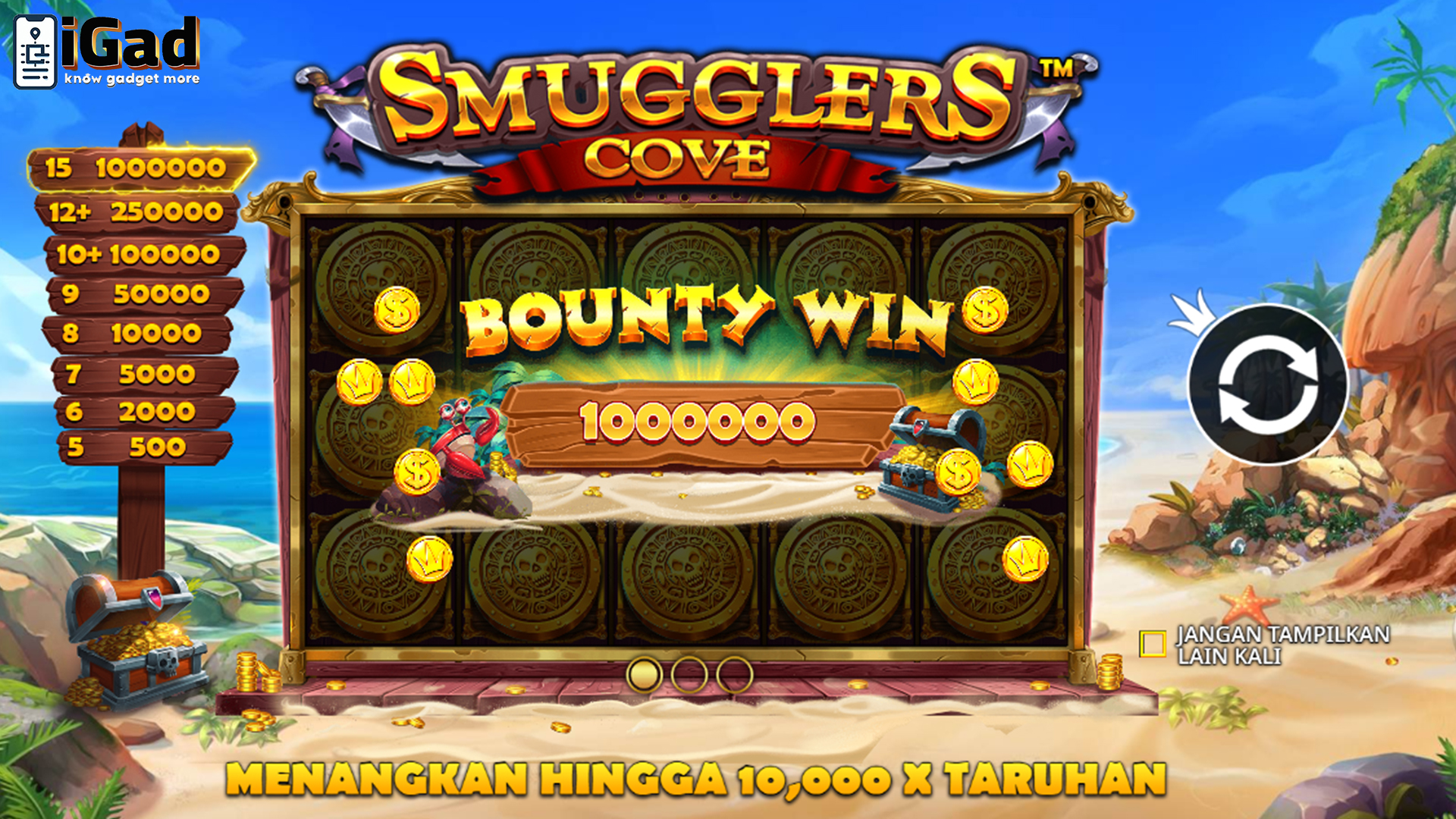 Penuhi Kantongmu dengan Jackpot di Slot Smugglers Cove