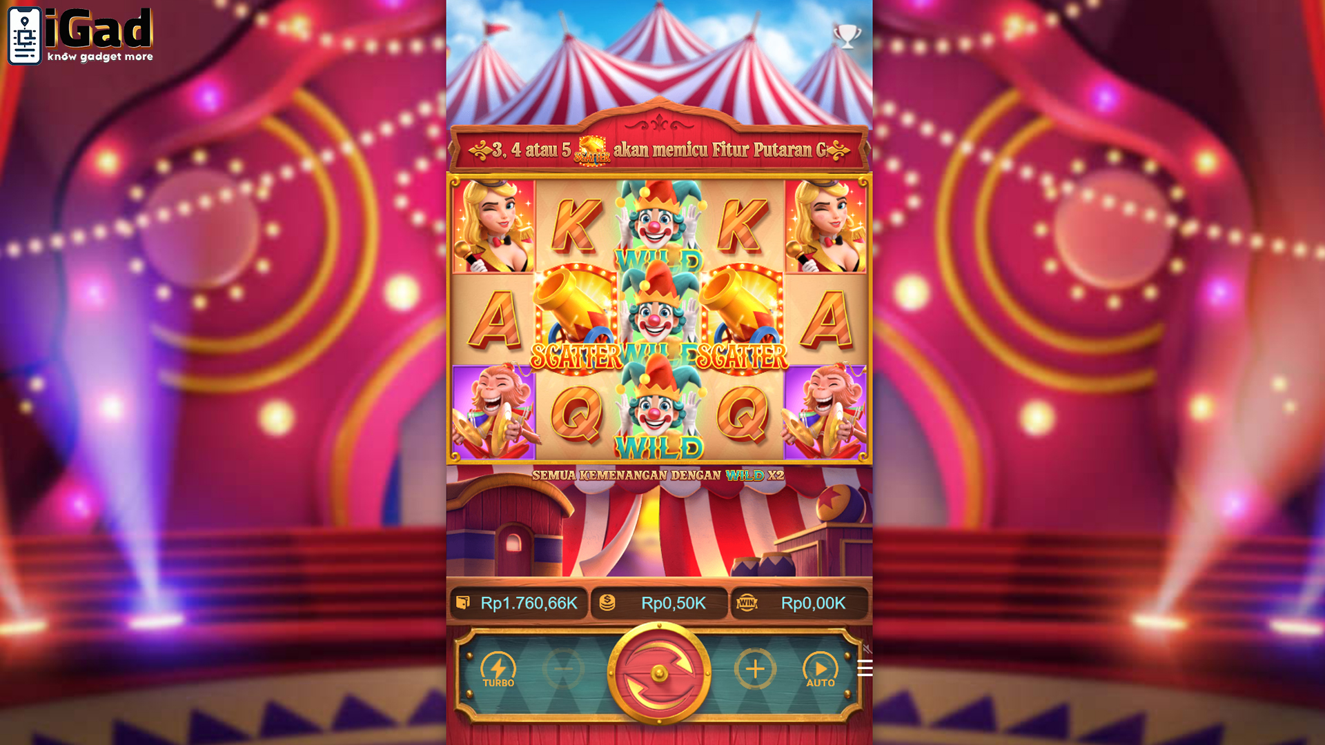 Circus Delight: Slot Online yang Cocok untuk Semua Kalangan