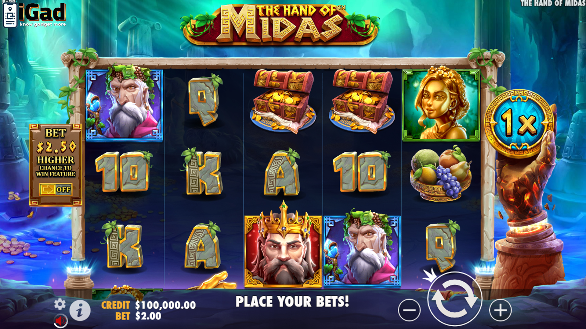 Sentuhan Emas Midas: Kemenangan di Slot The Hand of Midas